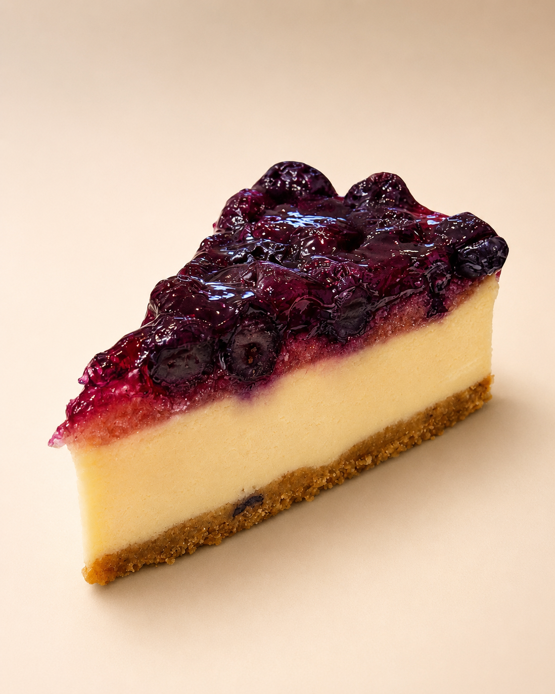 Yaban mersinli cheessecake